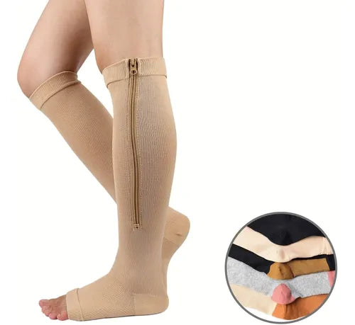 CALCETINES DE COMPRESIÓN ORTOPÉDICA CON CIERRE | ORTHOBELLA
