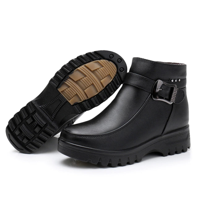 BOTA DE CUERO FORRADA | ORTHOBELLA WINTER®