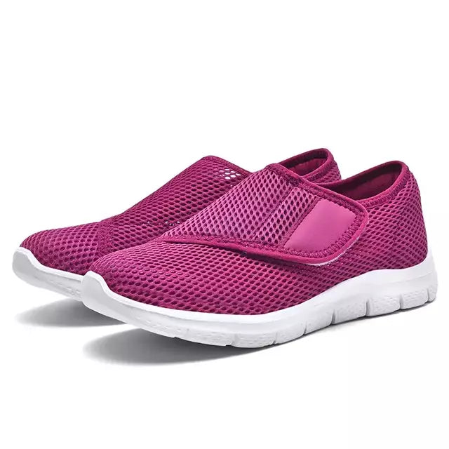 ZAPATILLAS ORTOPÉDICAS DE MALLA CON VELCRO - ORTHOBELLA®
