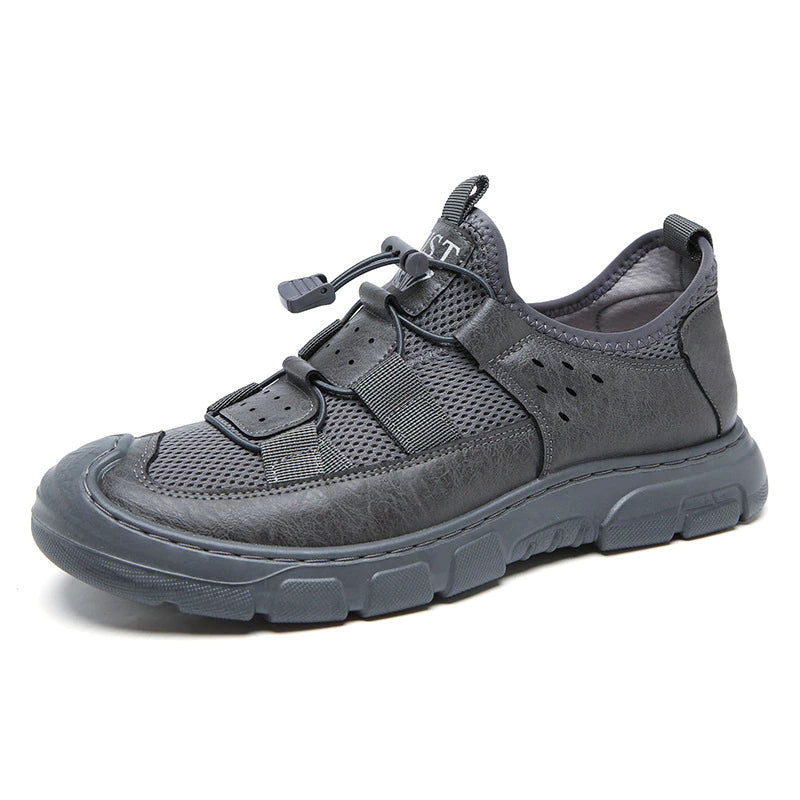 TÉNIS ORTOPÉDICO MASCULINO TRANSPIRABLE DE CUERO | WIND®