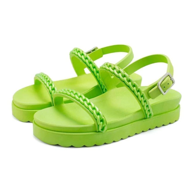 SANDALIA FEMENINA PAPETE FLATFORM | CONFORT ULTRA®