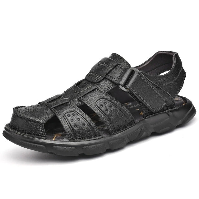 SANDALIA ORTOPÉDICA PARA HOMBRE EN CUERO GENUINO | ROMAX®