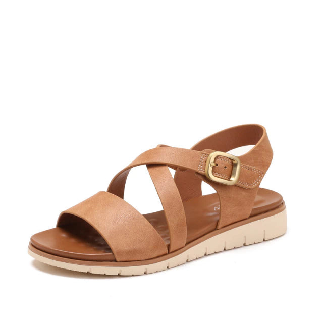 SANDALIA ORTOPÉDICA PLANA DE CUERO | DULCE®