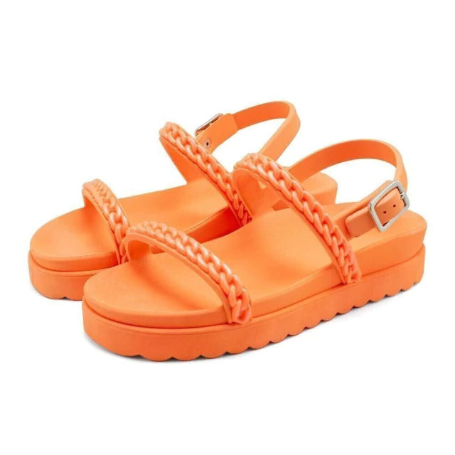 SANDALIA FEMENINA PAPETE FLATFORM | CONFORT ULTRA®