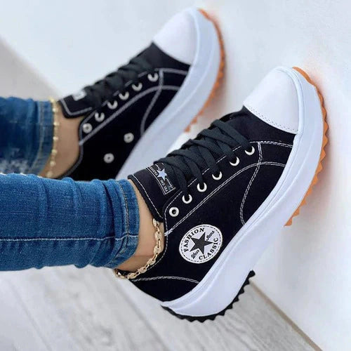 TENIS FEMENINO CON SUELA DENTADA | ESTILO CLÁSICO® 2.0