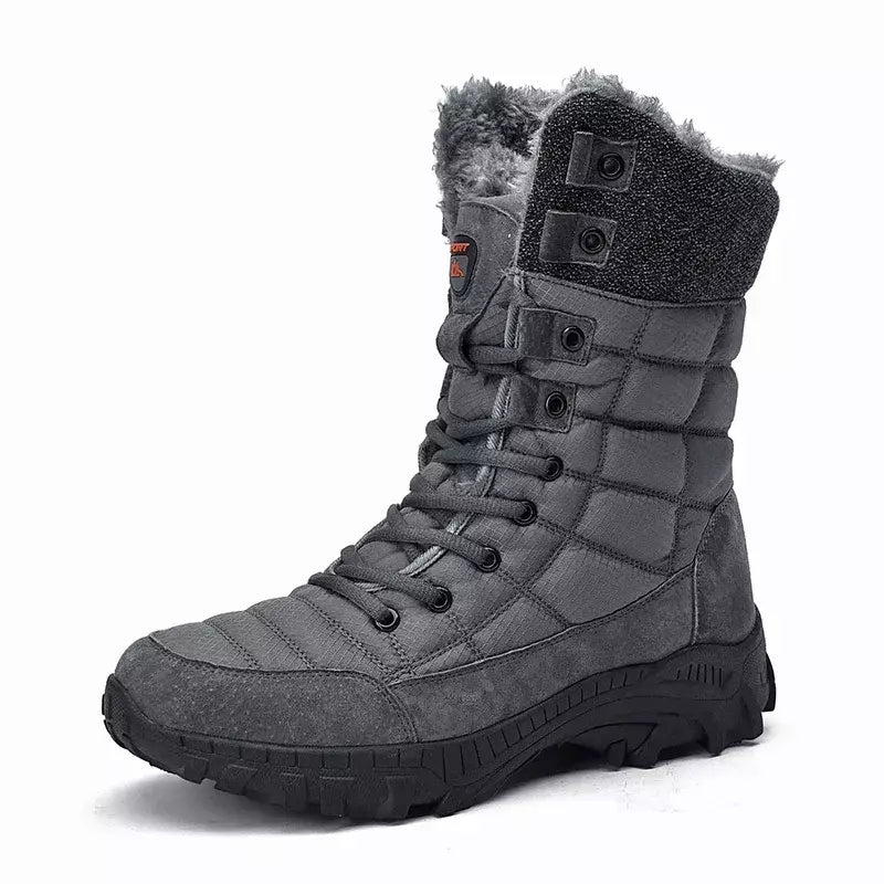 Bota forrada y impermeable para nieve Orthobella en color gris