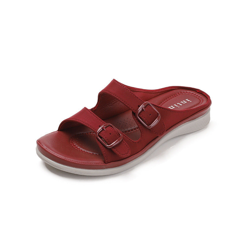 SANDALIA DE CUERO PARA MUJERES | COMFORTSTEP®